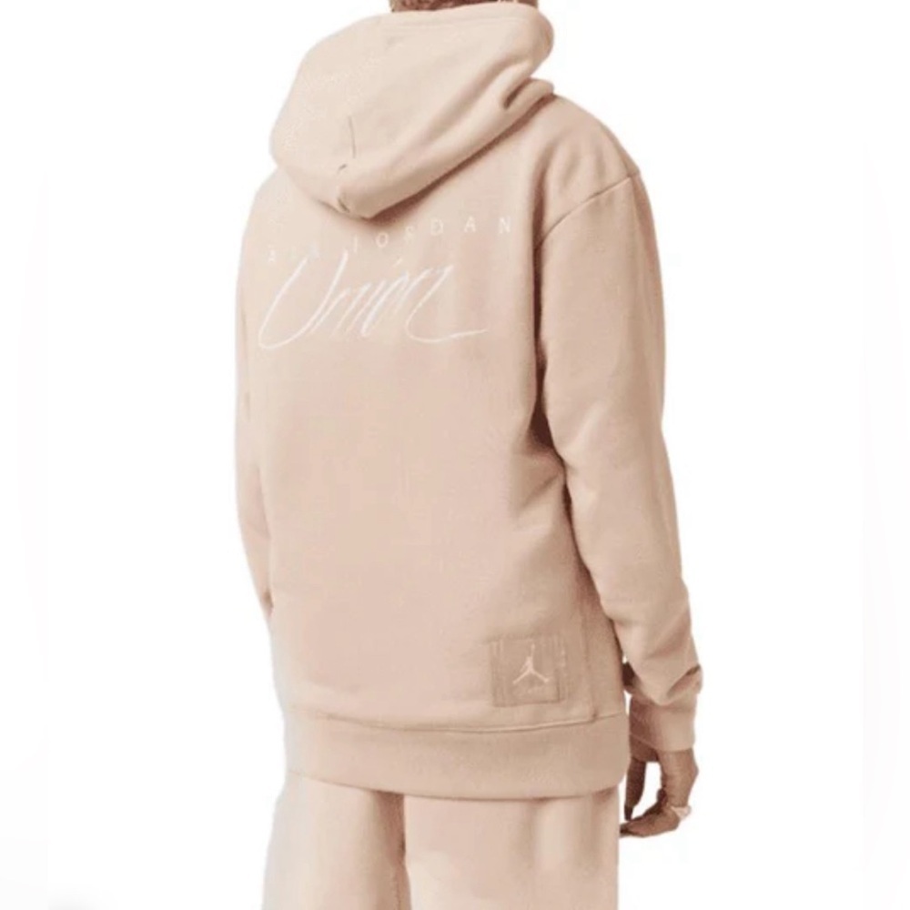 Air Jordan Fleece Hoodie x Union 'Beige' DV7335-296 - Picture 3 of 3